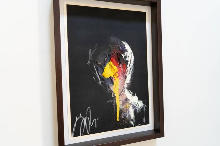 Original Abstract Portrait Painting by Tomoya Nakano