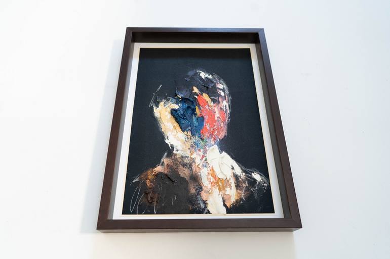 Original Abstract Portrait Painting by Tomoya Nakano