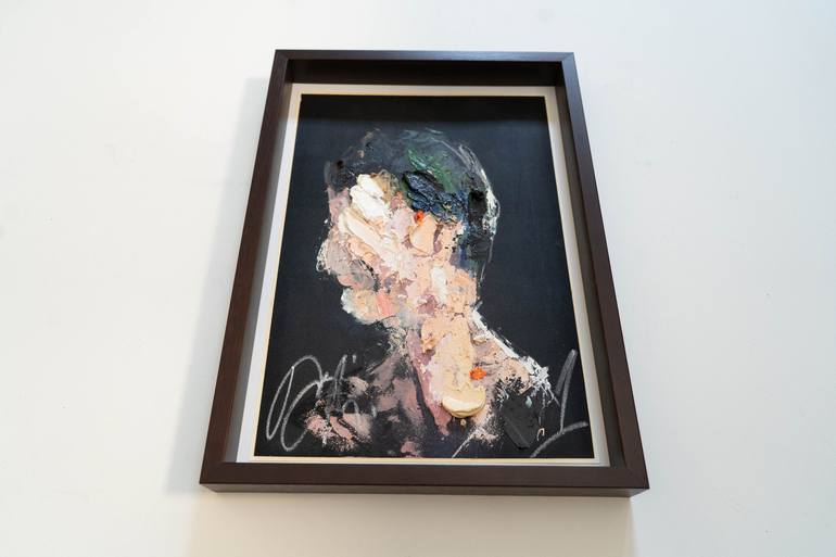 Original Abstract Portrait Painting by Tomoya Nakano