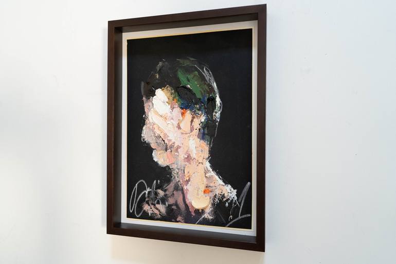 Original Abstract Portrait Painting by Tomoya Nakano