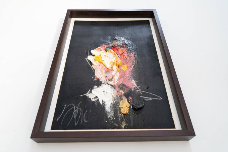Original Abstract People Painting by Tomoya Nakano