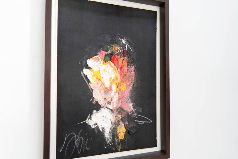 Original Abstract People Painting by Tomoya Nakano