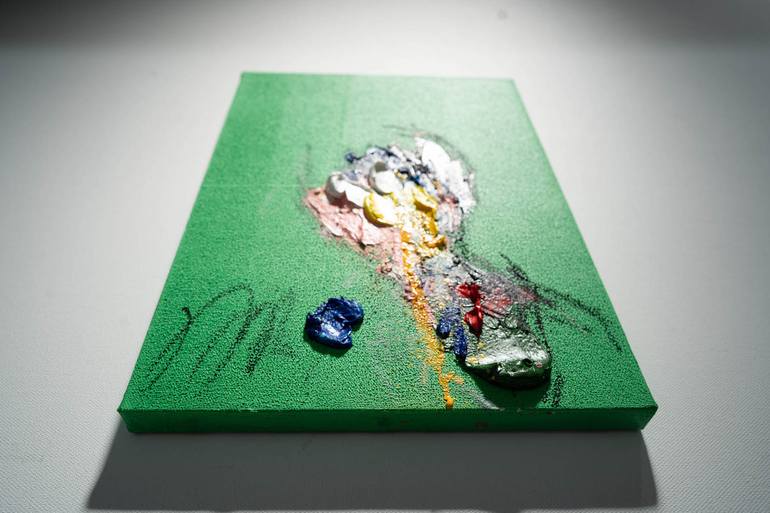 Original Abstract People Painting by Tomoya Nakano