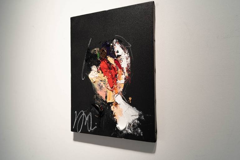 Original Abstract Portrait Painting by Tomoya Nakano