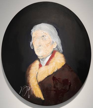 Saatchi Art Artist Tomoya Nakano; Painting, “UNTITLED Portrait work (Thomas Jefferson)” #art