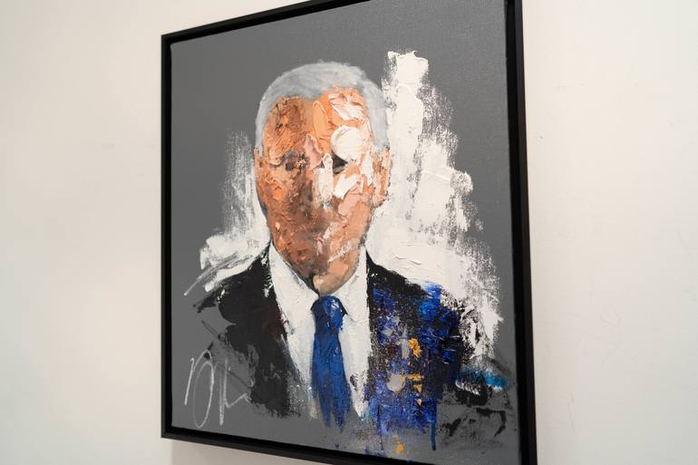 Original Abstract Portrait Painting by Tomoya Nakano