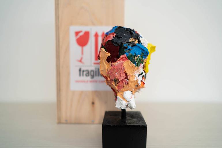 Original Abstract Portrait Sculpture by Tomoya Nakano