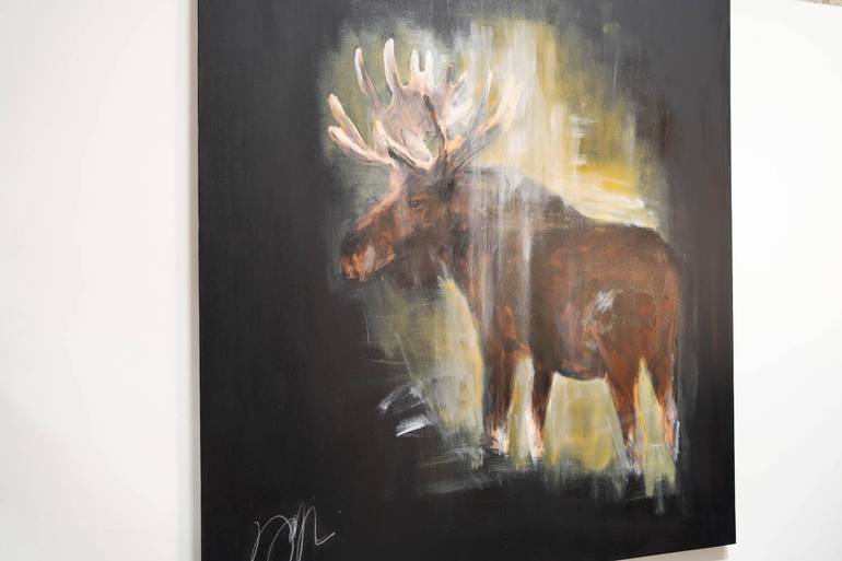 Original Figurative Animal Painting by Tomoya Nakano