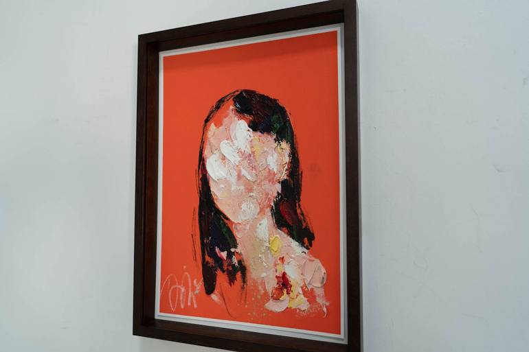 Original Abstract Women Painting by Tomoya Nakano