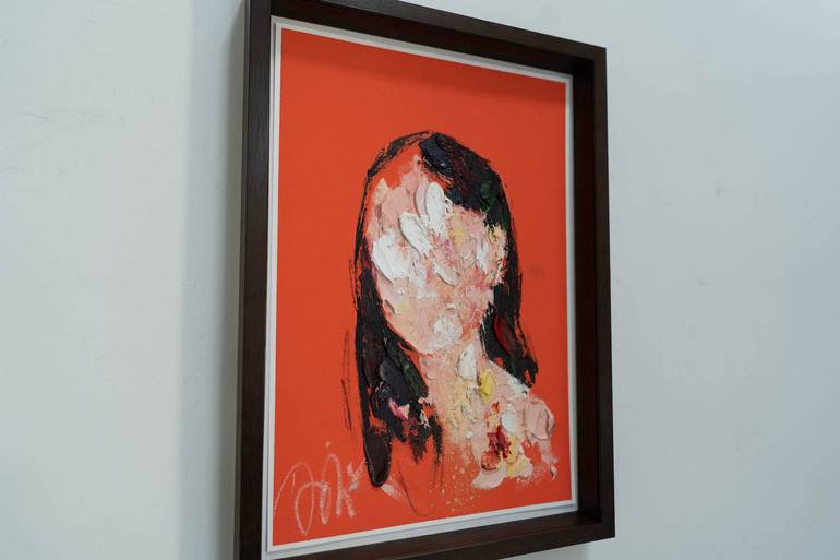 Original Abstract Women Painting by Tomoya Nakano