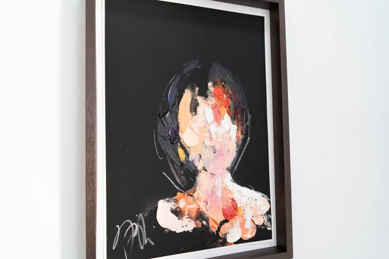 Original Abstract People Painting by Tomoya Nakano
