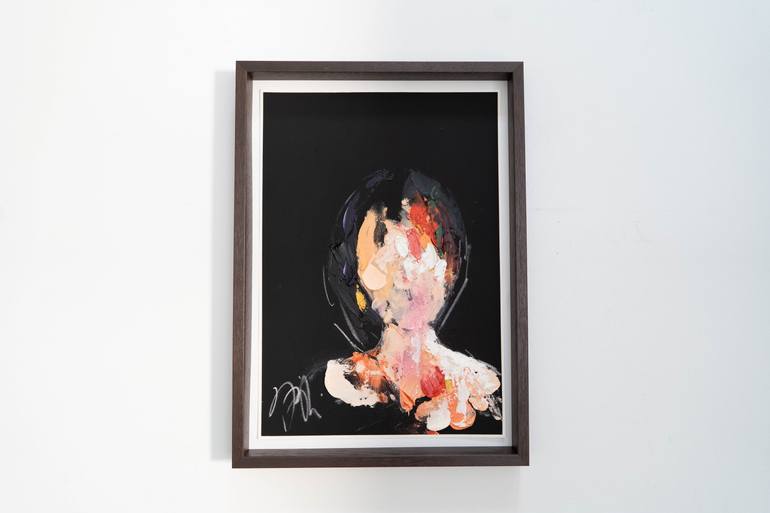Original Abstract People Painting by Tomoya Nakano