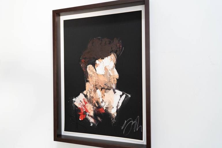 Original Abstract People Painting by Tomoya Nakano