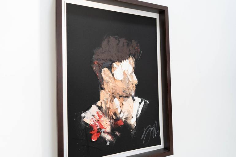 Original Abstract People Painting by Tomoya Nakano