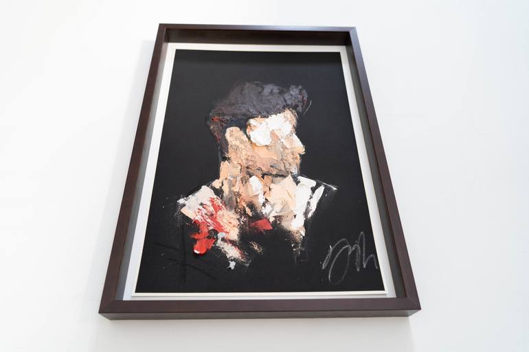 Original Abstract People Painting by Tomoya Nakano