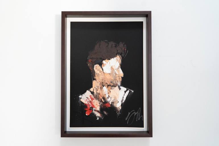Original Abstract People Painting by Tomoya Nakano