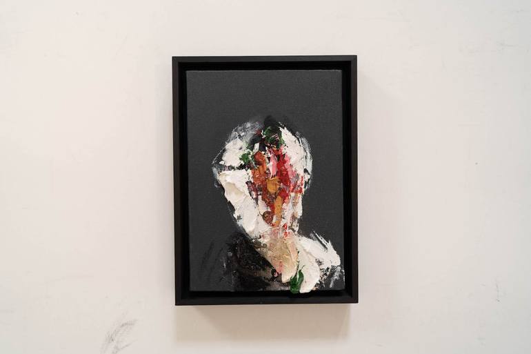 Original Abstract Portrait Painting by Tomoya Nakano