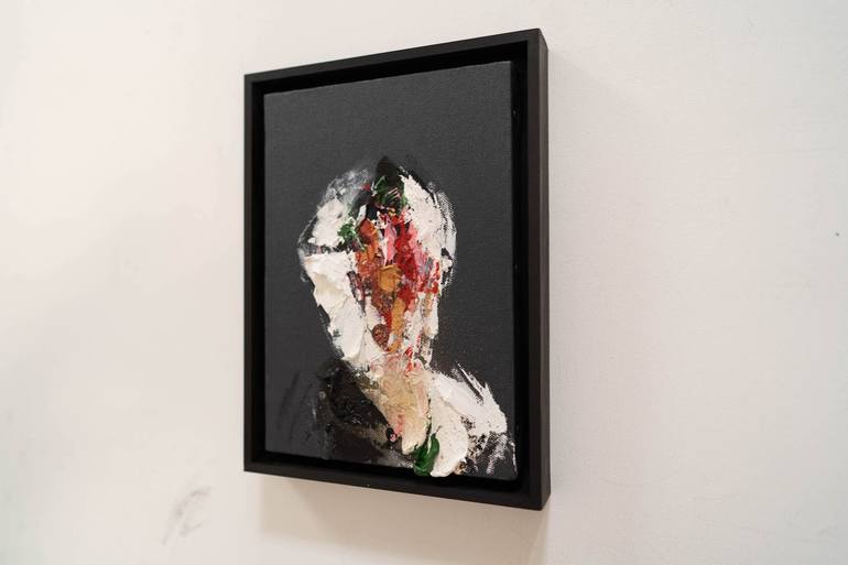 Original Abstract Portrait Painting by Tomoya Nakano