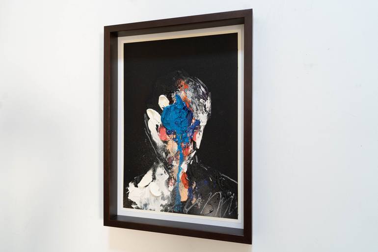 Original Abstract Portrait Painting by Tomoya Nakano