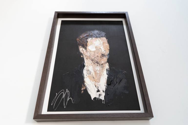Original Abstract People Painting by Tomoya Nakano
