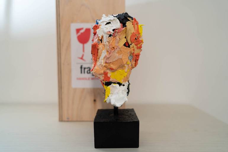 Original Abstract Portrait Sculpture by Tomoya Nakano