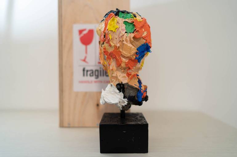 Original Abstract Portrait Sculpture by Tomoya Nakano