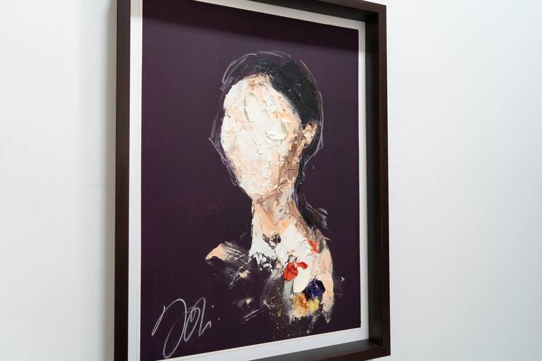 Original Abstract Women Painting by Tomoya Nakano