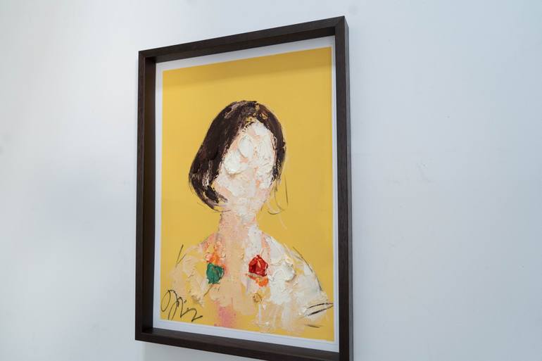 Original Abstract Women Painting by Tomoya Nakano