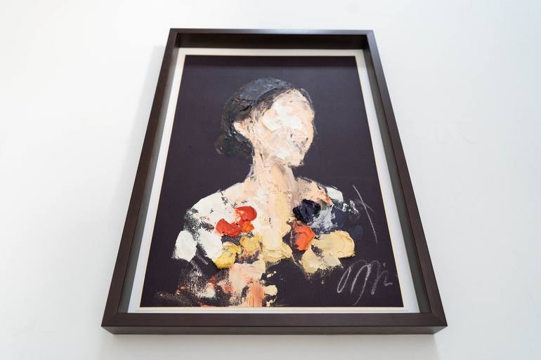 Original Abstract Women Painting by Tomoya Nakano