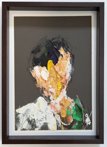 Saatchi Art Artist Tomoya Nakano; Painting, “mirror series UNTITLED Portrait” #art