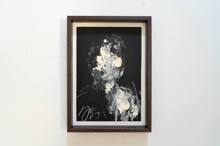 Original Abstract People Painting by Tomoya Nakano