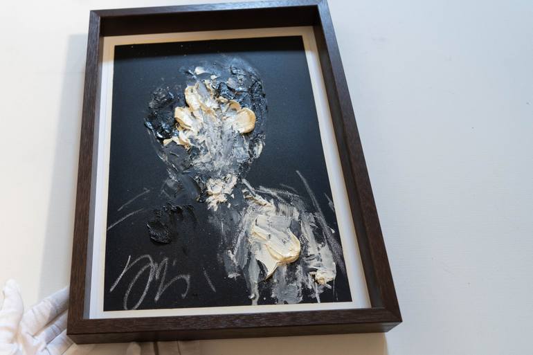 Original Abstract People Painting by Tomoya Nakano
