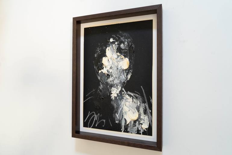 Original Abstract People Painting by Tomoya Nakano