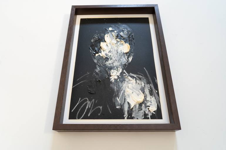 Original Abstract People Painting by Tomoya Nakano