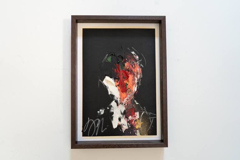 Original Abstract People Painting by Tomoya Nakano
