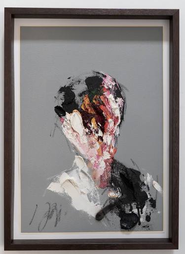 Original Abstract Portrait Paintings by Tomoya Nakano