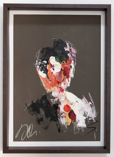 Original Abstract Portrait Paintings by Tomoya Nakano