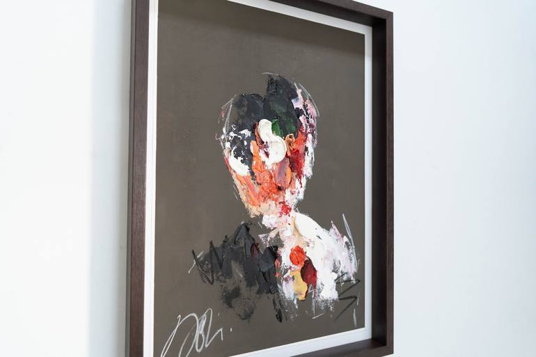 Original Abstract Portrait Painting by Tomoya Nakano