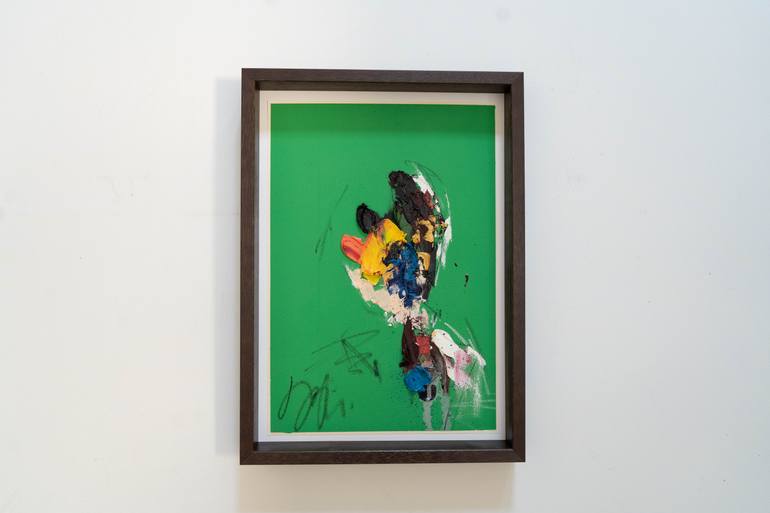 Original Abstract Expressionism Abstract Painting by Tomoya Nakano