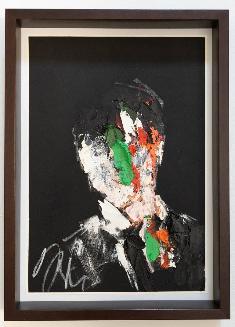 Original Abstract Portrait Paintings by Tomoya Nakano