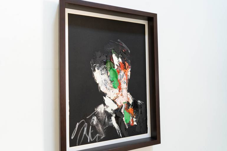 Original Abstract People Painting by Tomoya Nakano