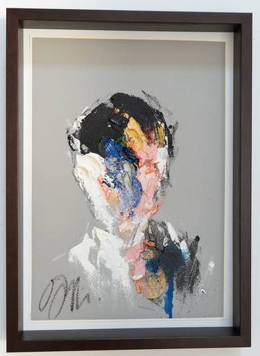 Original Abstract Portrait Paintings by Tomoya Nakano