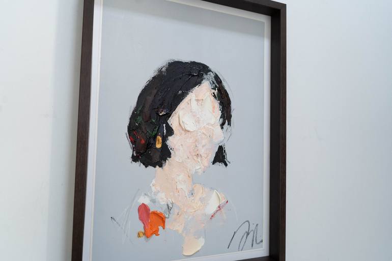 Original Abstract Women Painting by Tomoya Nakano