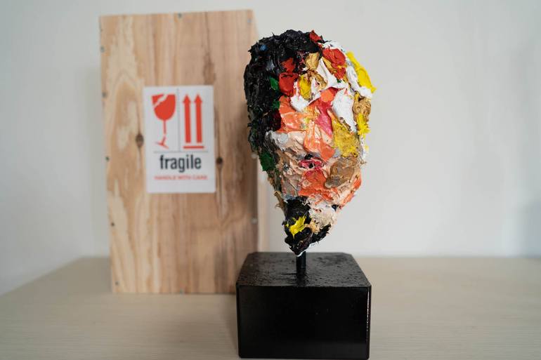 Original Abstract Portrait Sculpture by Tomoya Nakano