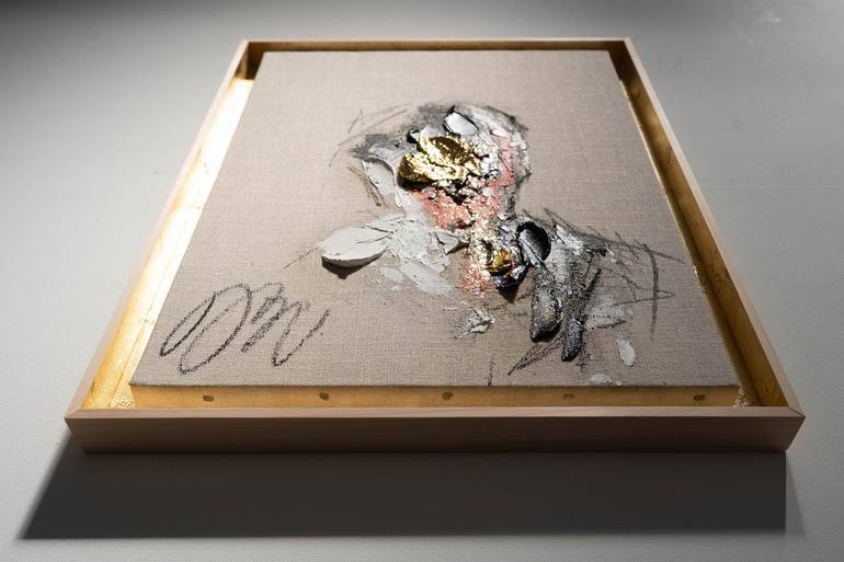 Original Abstract People Painting by Tomoya Nakano