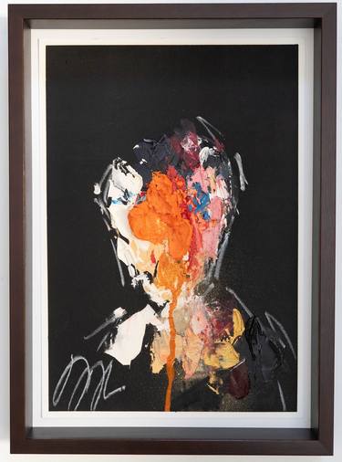 Original Abstract Portrait Paintings by Tomoya Nakano