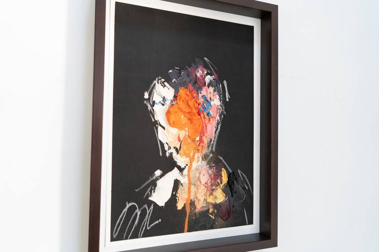 Original Abstract Portrait Painting by Tomoya Nakano