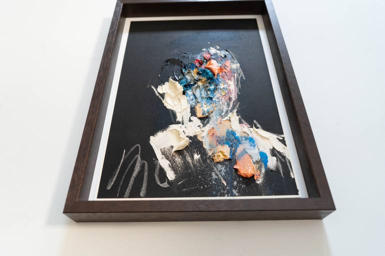 Original Abstract People Painting by Tomoya Nakano