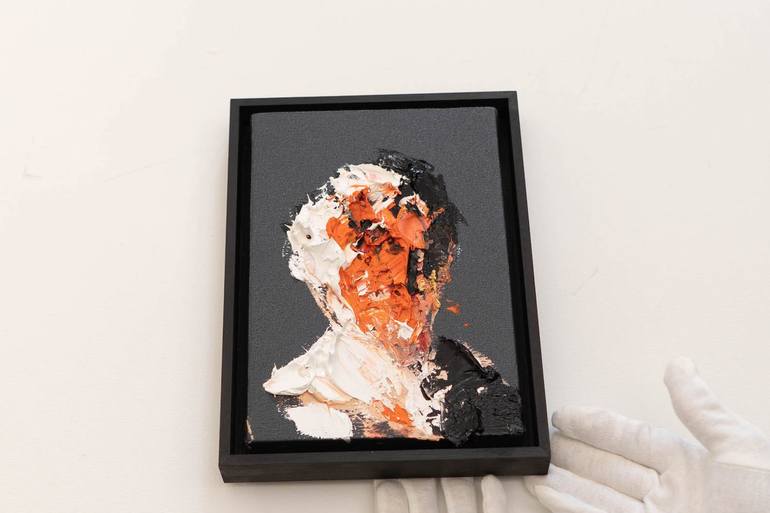 Original Abstract Portrait Painting by Tomoya Nakano