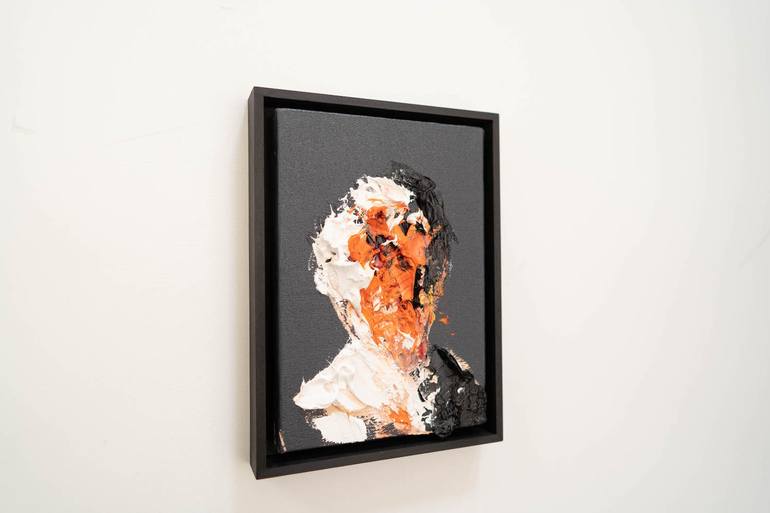 Original Abstract Portrait Painting by Tomoya Nakano